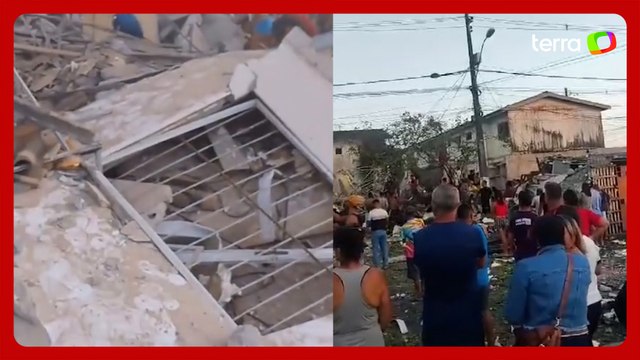 Prédio desaba após explosão em Maceió (AL) e deixa ao menos 3 mortos