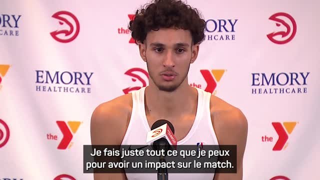 Hawks - Risacher : J'aborde tous les matches avec le même état d'esprit