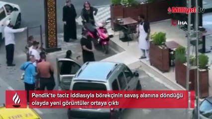 Pendik'te börekçideki kavganın yeni görüntüleri ortaya çıktı!