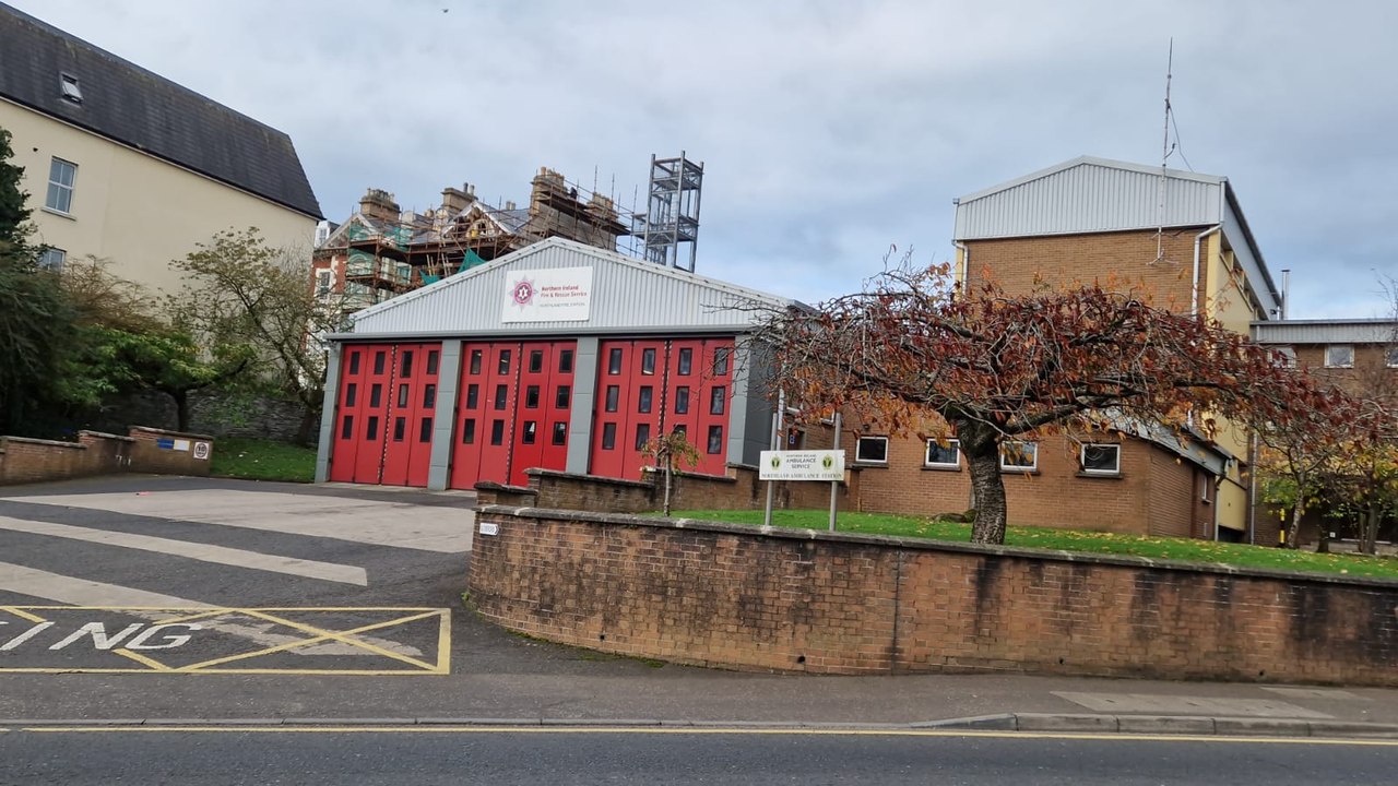 Northland Road Fire & Rescue Service and cityside Northern Ireland Ambulance Station in Derry