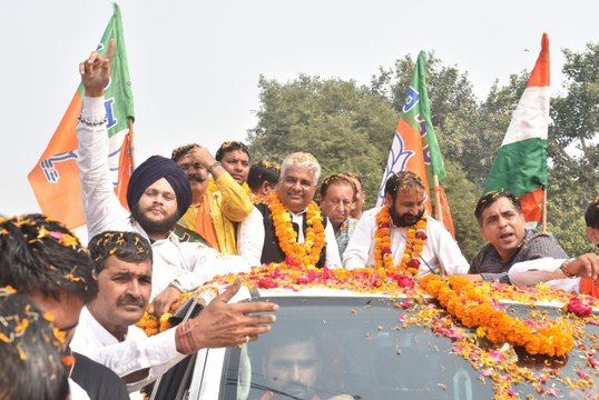 केंद्रीय मंत्री भूपेंद्र यादव ने रामगढ़ विधानसभा क्षेत्र में विभिन्न गांवों का दौरा किया