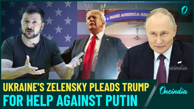 BREAKING: Zelensky Pleads & Begs To Trump: 'Help End War Against Putin'| Russia Ukraine War