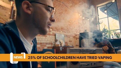 A quarter of Welsh schoolchildren have tried vaping