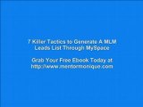 MLM Leads List-7 Killer Myspace Tactics