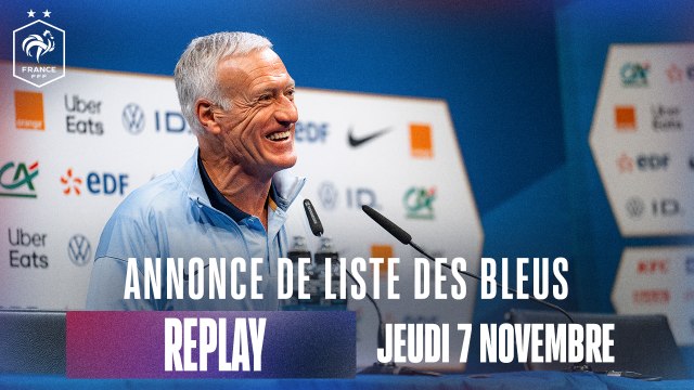 REPLAY: La liste de Didier Deschamps pour FRA-ISR et ITA-FRA