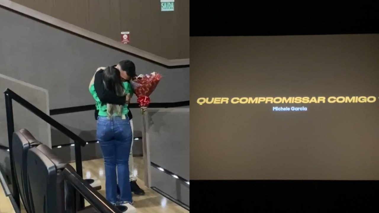 Cearense faz pedido de namoro em cinema: "queria fazer algo que fosse importante"