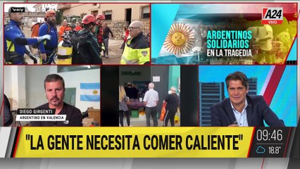 TRAGEDIA EN VALENCIA: "EL PUEBLO ESTÁ SALVANDO AL PUEBLO" - Argentino voluntario