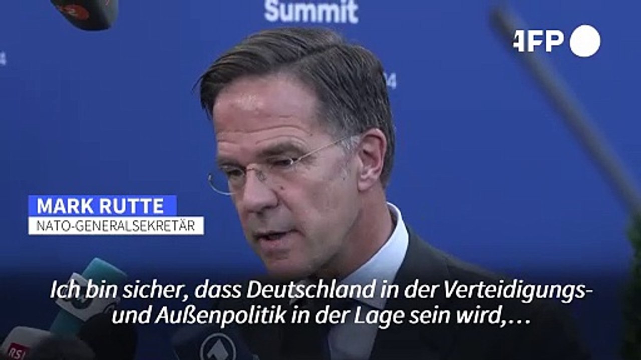 Rutte: 'Mache mir keine Sorgen um Deutschland'