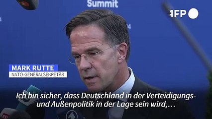 Rutte: "Mache mir keine Sorgen um Deutschland"