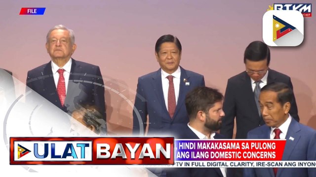 PBBM, hindi dadalo sa APEC-Economic Leaders’ Week