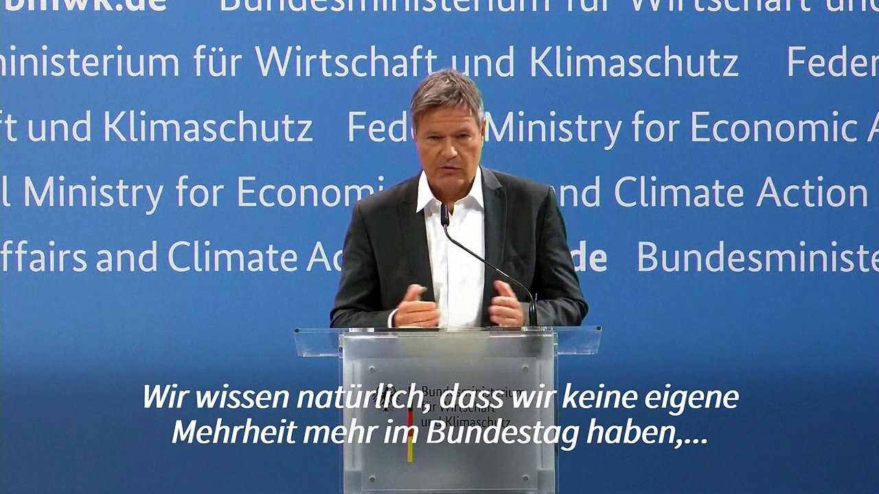 Habeck: 'Wir sind keine geschäftsführende Regierung'