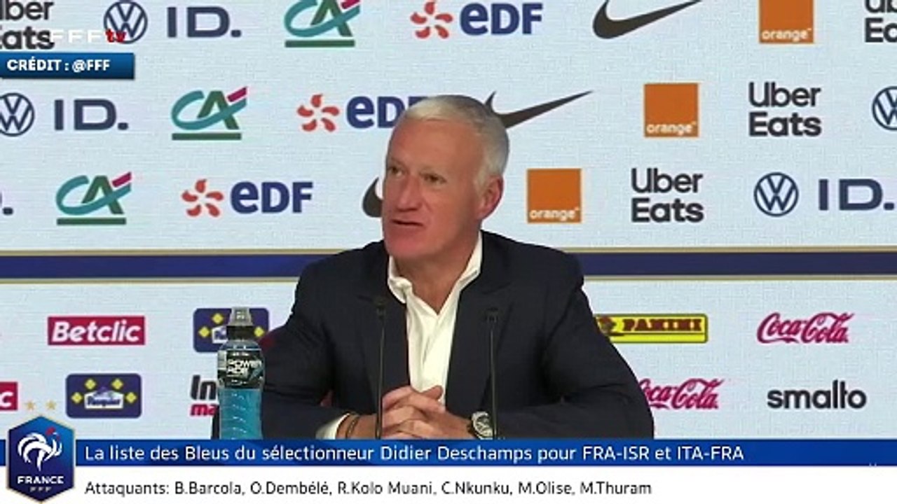 EdF : la réponse de Didier Deschamps sur le nouveau capitaine