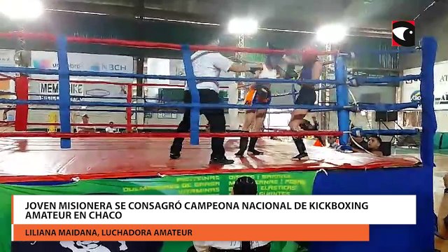 Joven misionera se consagró campeona nacional de kickboxing amateur en Chaco