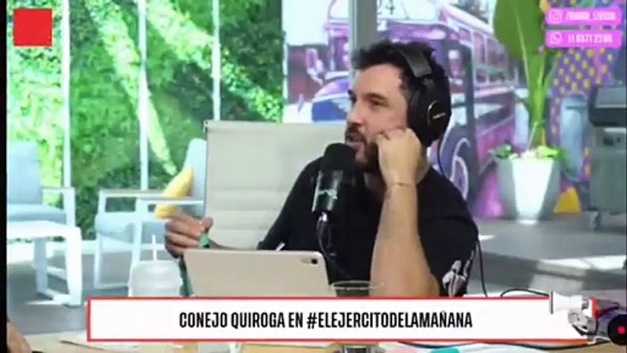 El Conejo Quiroga hundió a Coti Romero por el rumor de beso con Marcos Ginocchio