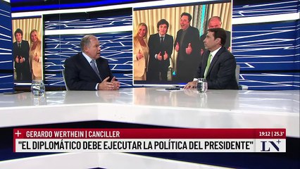 Werthein dijo estar "programando la comunicación" entre Milei y Trump