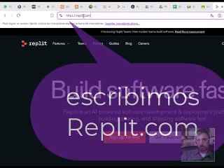 crear un proyecto en Replit