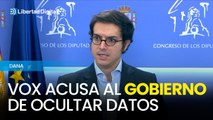 Vox señala al Gobierno por ocultar información sobre la catástrofe de la DANA