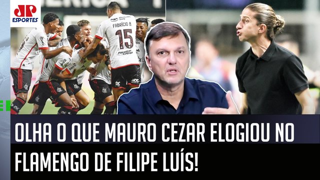 EU TÔ GOSTANDO MUITO DE VER como o Filipe Luís está... OLHA o que Mauro Cezar ELOGIOU no Flamengo!