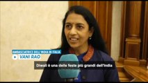 L'Ambasciatrice Vani Rao spiega la Festa della luce indiana o Diwali