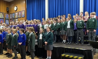 Big Sing at Eggars School, Alton