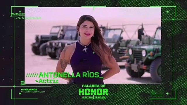 Así llega Antonella Ríos a Palabra de Honor.
