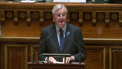 Assemblée Consultative provisoire : Michel Barnier s'exprime devant les sénateurs