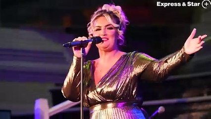 Britain's Got Talent star Amy Lou performs at Wednesbury Town Hall, before jetting off to America.