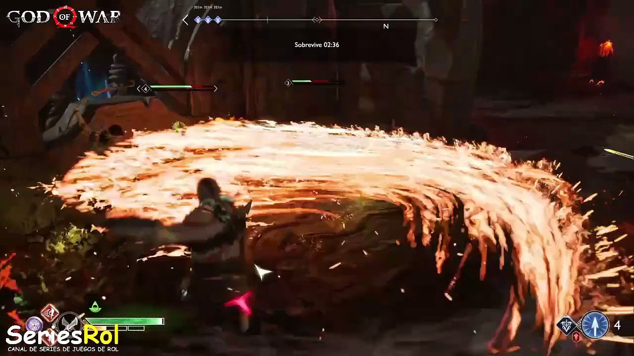God of War Reino Muspelheim Arena