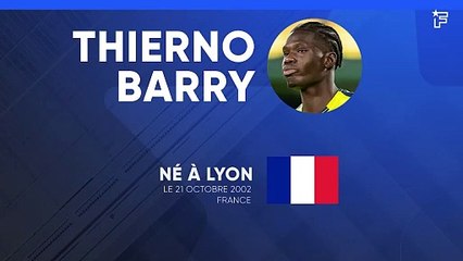 La fiche technique de Thierno Barry