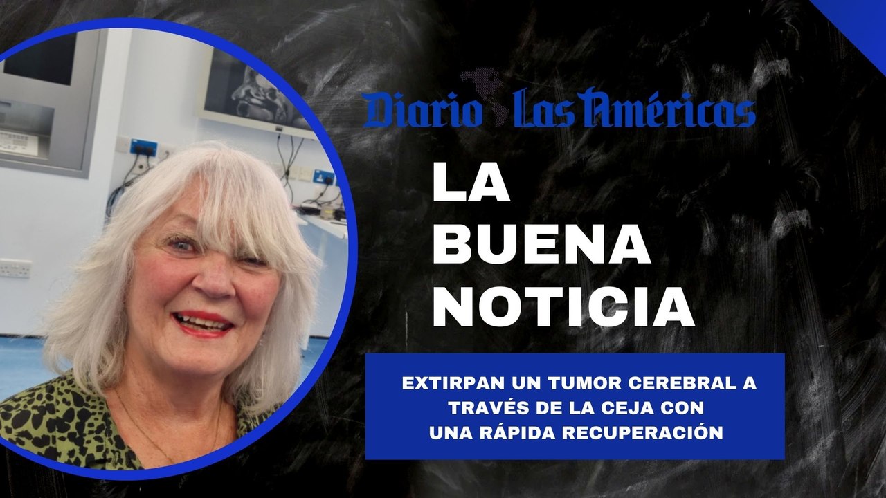 Extirpan un tumor cerebral a través de la ceja...