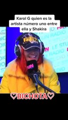 Karol G habla de la supuesta rivalidad con Shakira