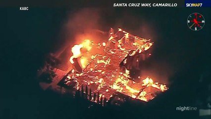 Southern California consumed by mountain fire