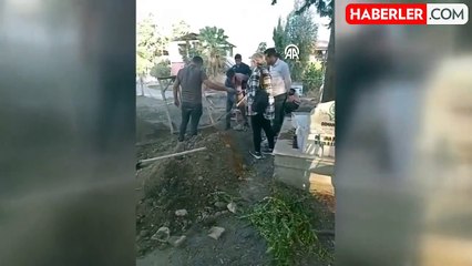 Tarsus'ta Mezarda Tarihi Eserler Bulundu