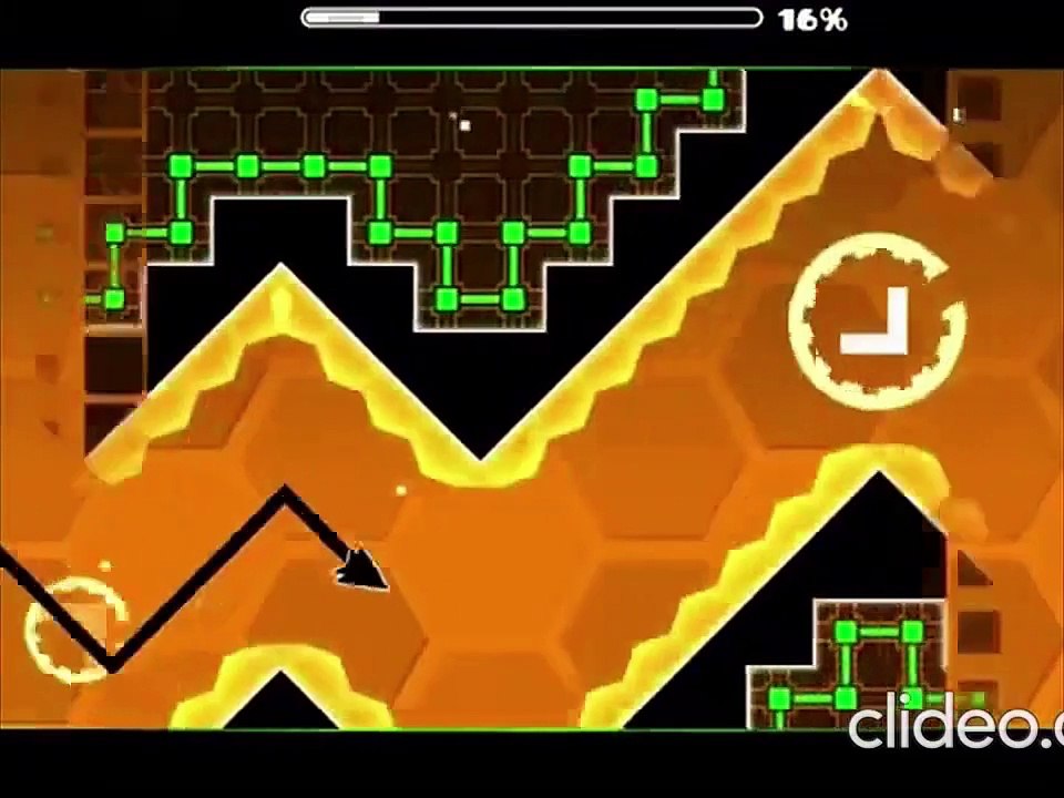 Geometry Dash's Montage of Levels but for Every 1% Passed, It Gets Faster Corresponding to That Percentage