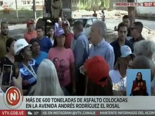 Miranda | Realizaron plan de asfaltado en la avenida Andrés Rodríguez, El Rosal