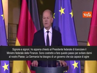 Scholz: Ho licenziato Ministro Finanze Linder per evitare danni al nostro Paese