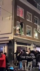 Hollanda'da Filistin bayrağına saldıran İsrail takımı taraftarı nehre atıldı