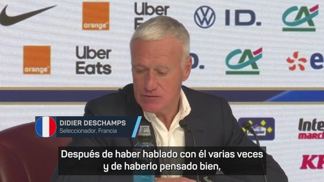 Deschamps y la no convocatoria de Kylian Mbappé