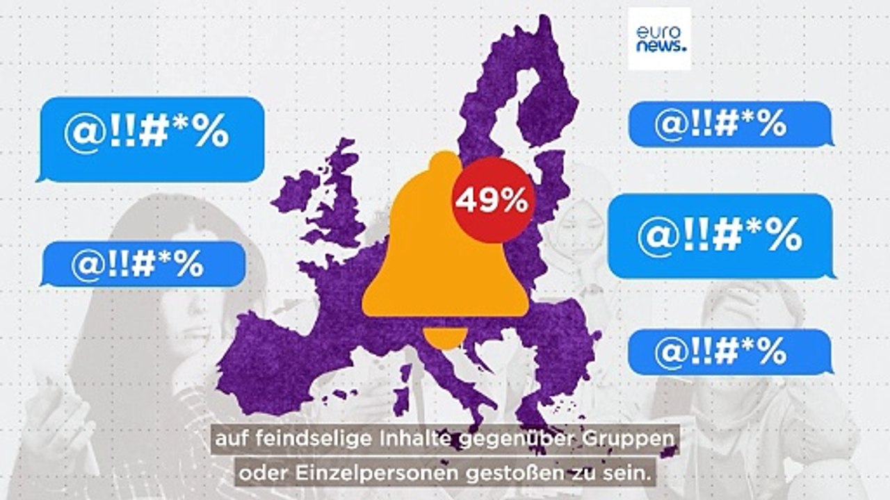 Hassrede im Netz: Fast die Hälfte der jungen Europäer betroffen