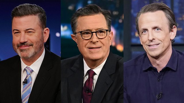 Late Night TV Hosts React to Trump Winning the Election: F***, It Happened Again | THR News Video