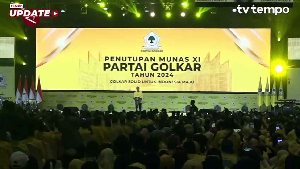 Bahlil Umumkan Susunan Pengurus Golkar, Nama Jokowi Tak Disebut