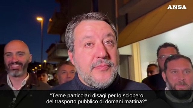 Salvini: Per lo sciopero del trasporto pubblico abbiamo chiesto buonsenso