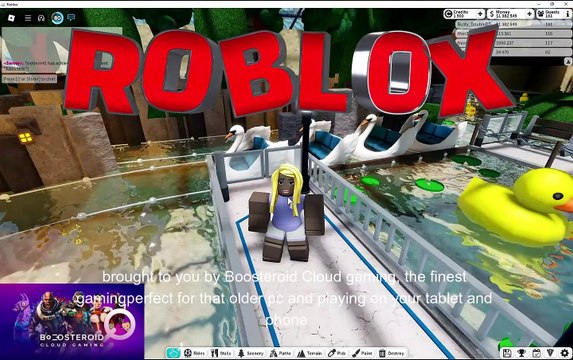 ROBLOX theme park tycoon 2 water ride #Boosteroid #roblox