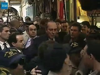 Quand Jacques Chirac s'énervait contre les policiers israélien à Jerusalem
