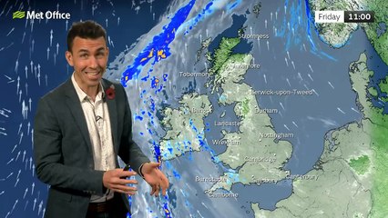 Met Office Thursday evening weather forecast 07/11/2024