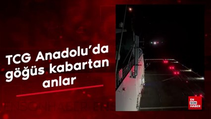 Selçuk Bayraktar'dan sürpriz paylaşım! TCG Anadolu'da göğüs kabartan anlar