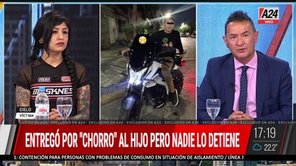 🚨ENTREGÓ A SU HIJO QUE ROBÓ UNA MOTO: "PREFIERO VERLO PRESO ANTES QUE MUERTO"