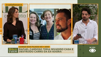 Sônia Bridi entra com processo contra Rafael Cardoso e pede medida protetiva