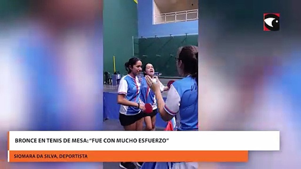 Bronce en tenis de mesa: “Fue con mucho esfuerzo”