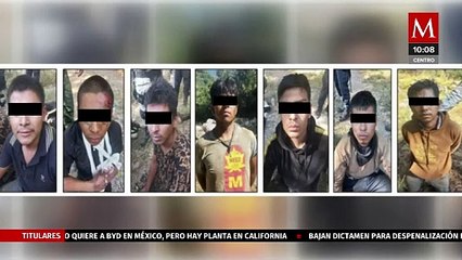 Sedena captura a siete presuntos criminales tras enfrentamiento en Nayarit